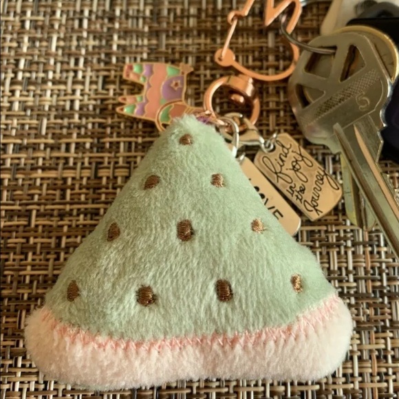 Watermelon keychain plush mini rose gold llhama - Picture 1 of 1